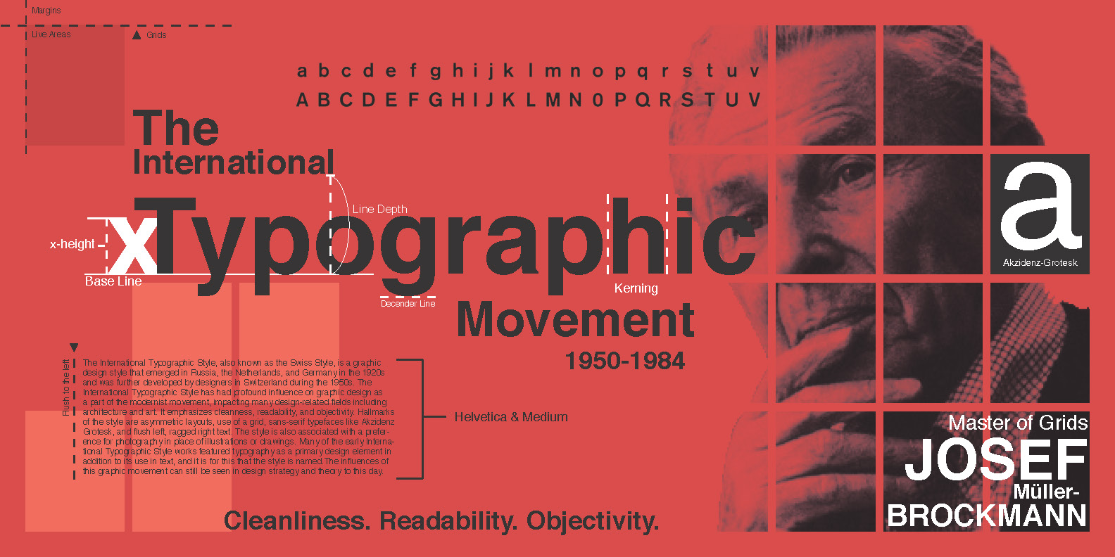 Typographic movement print